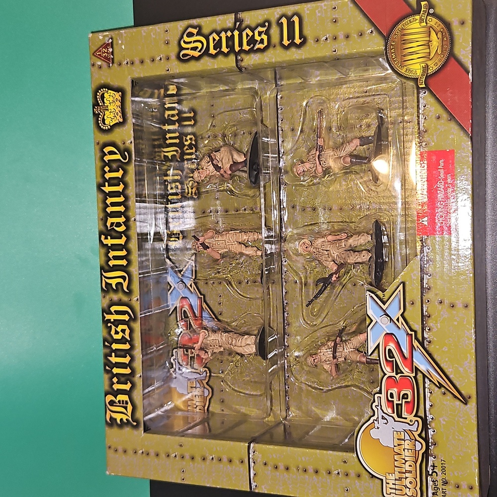 NIB- 21st Century Toys 1:32 Scale WW II British Infantry Toy Set Series II